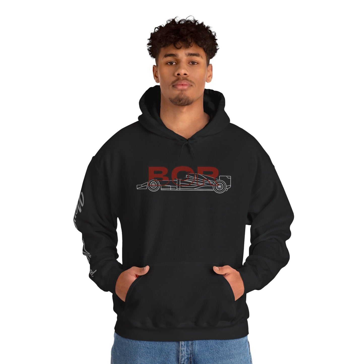 Racing Initials - (BOR) Hoodie