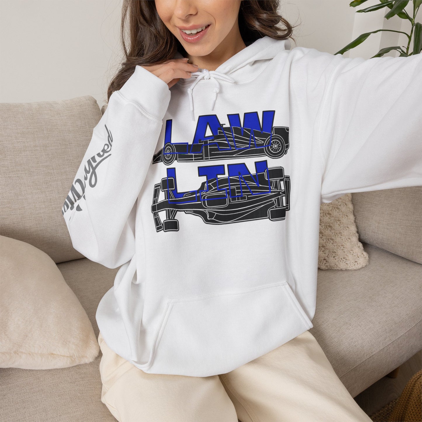 Racing Team Initials - (LAW and LIN) Hoodie