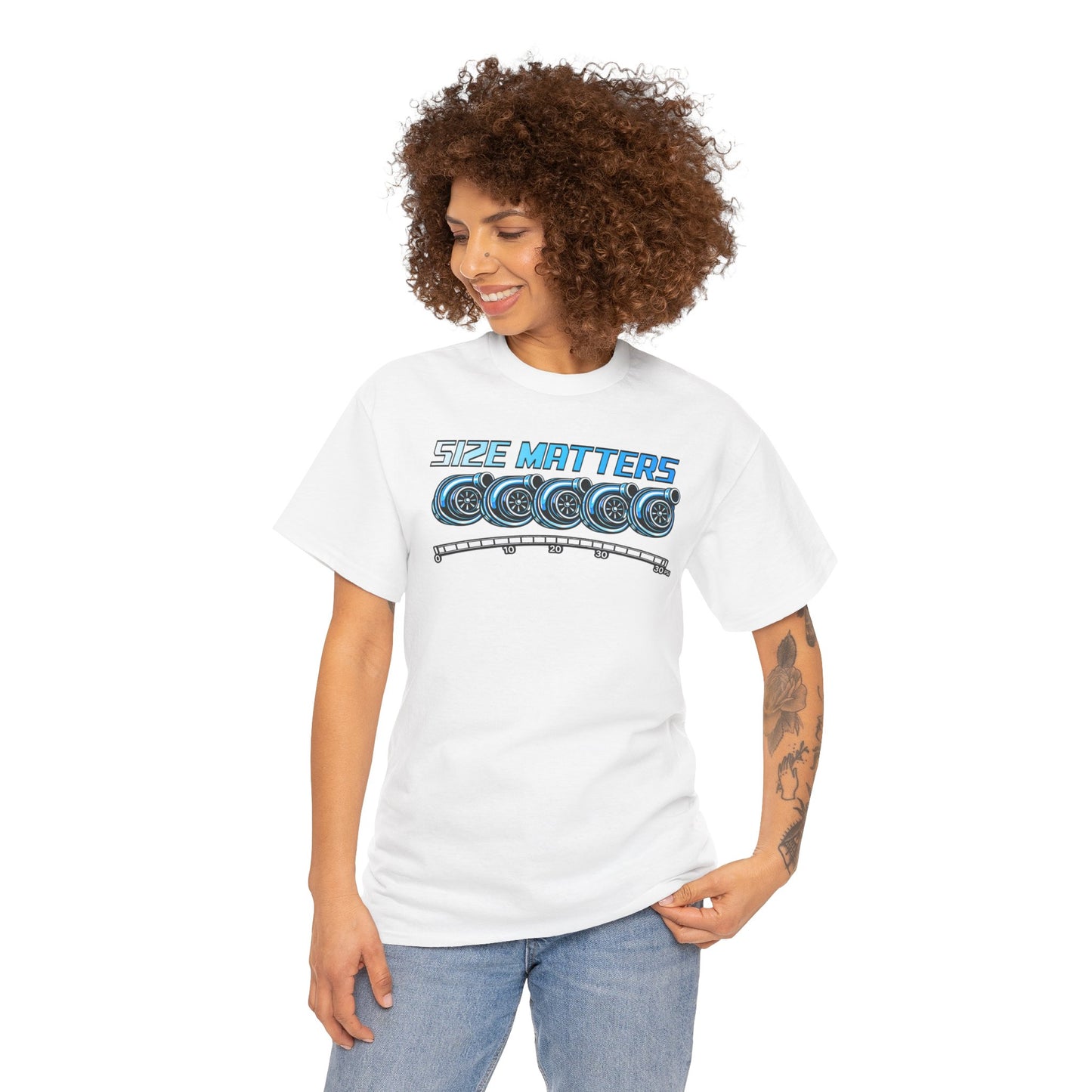 Size Matters (Blue) - T-Shirt