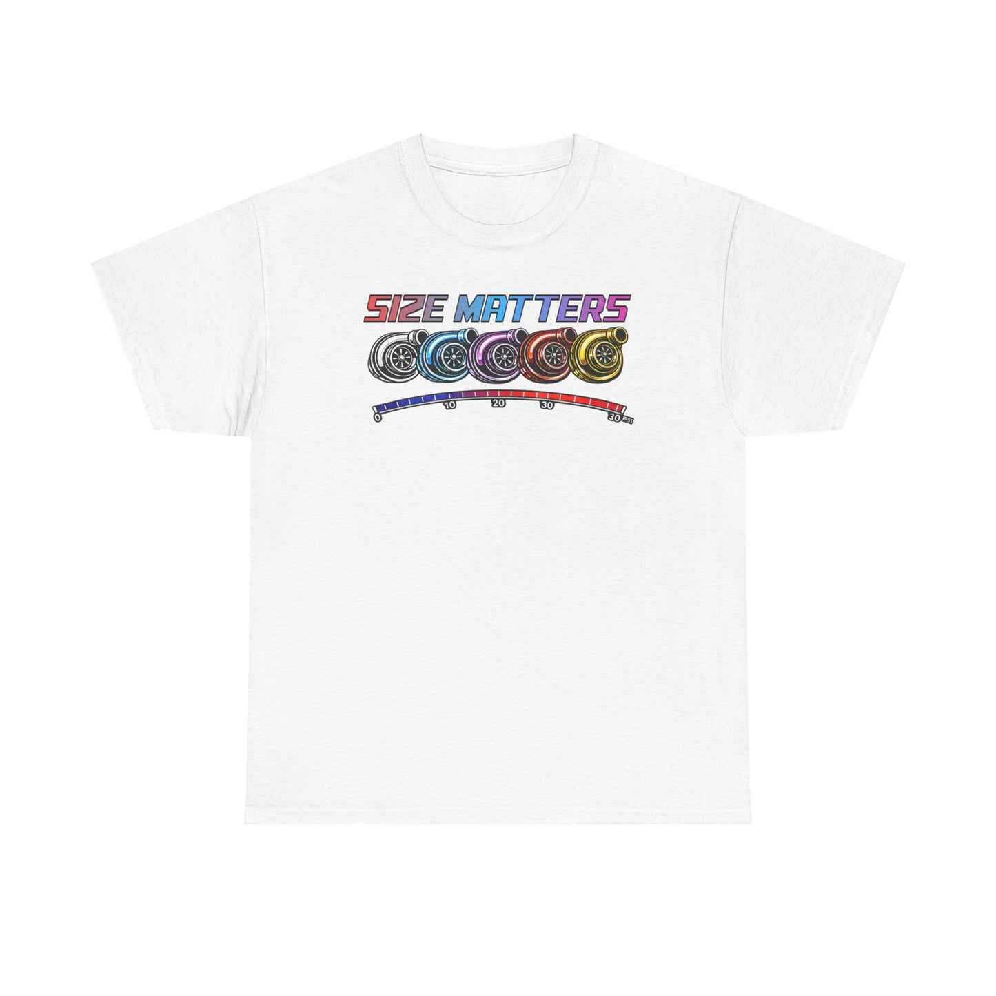 Size Matters (Multi Coloured) - T-Shirt