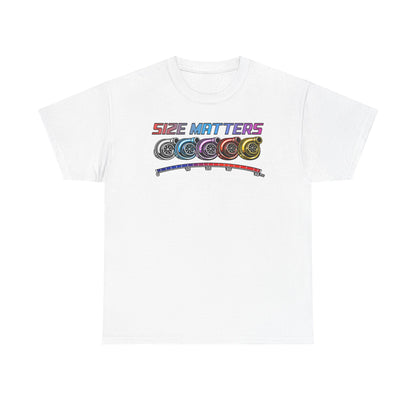 Size Matters (Multi Coloured) - T-Shirt
