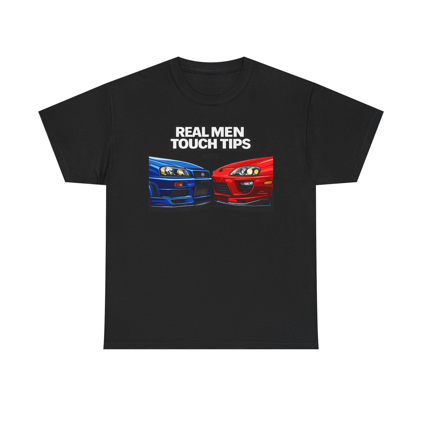 "Real Men Touch Tips" - T-Shirt