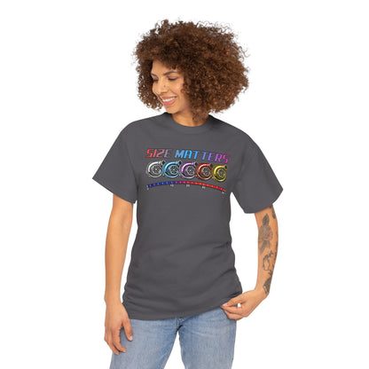 Size Matters (Multi Coloured) - T-Shirt