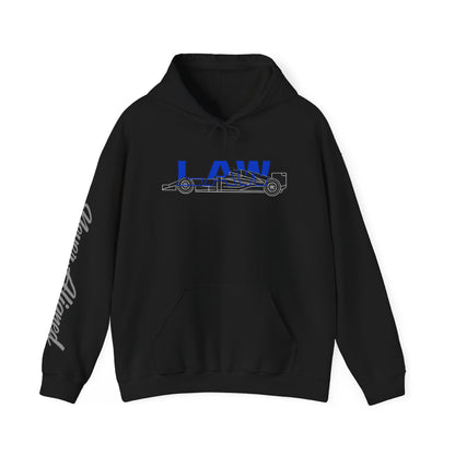 Racing Initials - (LAW) Hoodie
