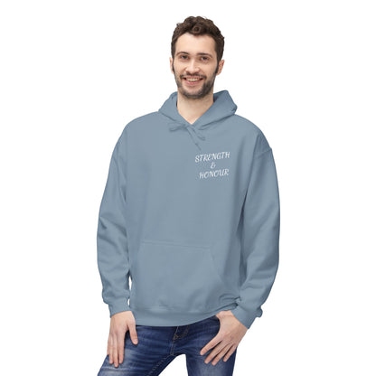 Strength & Honour Hoodie — "Everyone's Got a Plan Until They've Been Hit" Inspirational Hoodie