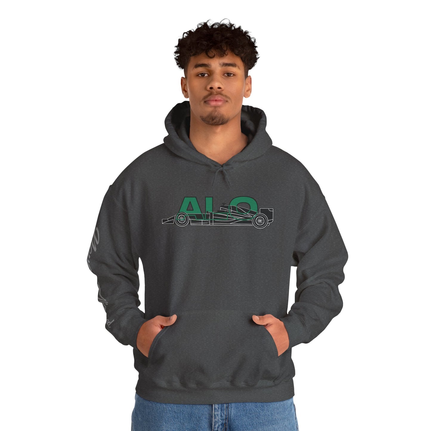Racing Initials - (ALO) Hoodie