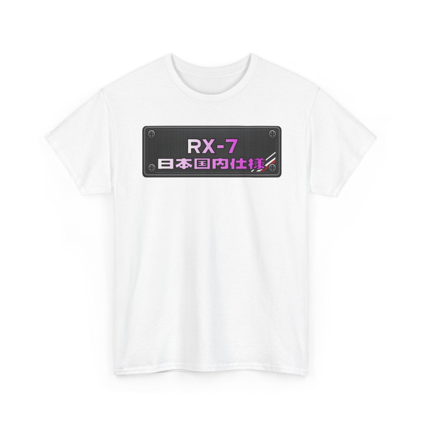 Blue Prints / Number Plates - T-Shirt (RX-7)