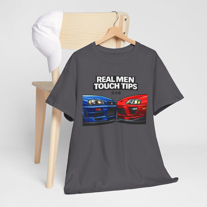 "Real Men Touch Tips" - T-Shirt