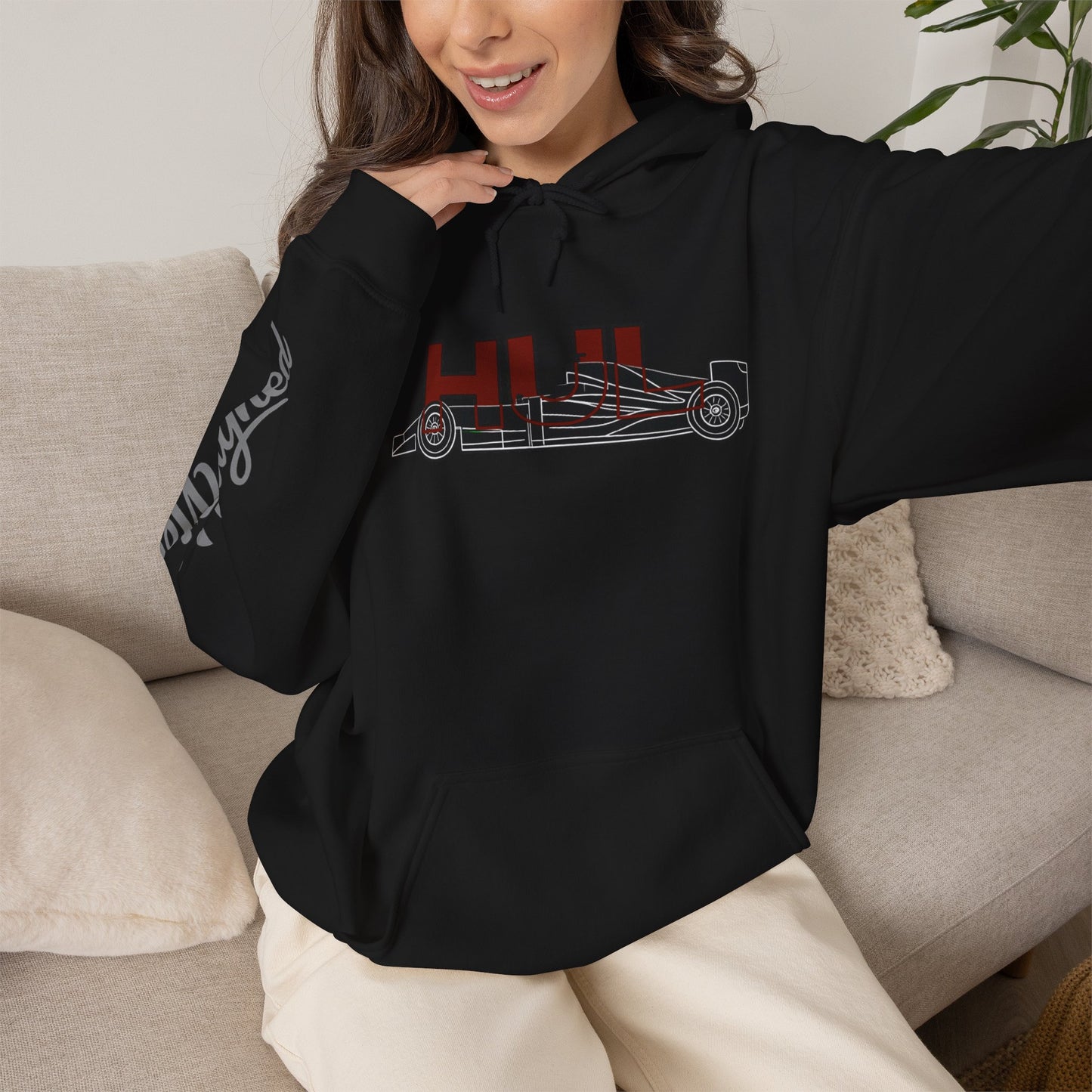 Racing Initials - (HUL) Hoodie