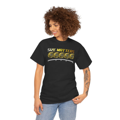 Size Matters (Gold) - T-Shirt
