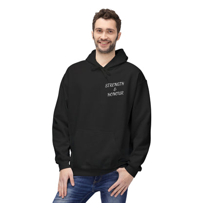 Strength & Honour Hoodie — "Everyone's Got a Plan Until They've Been Hit" Inspirational Hoodie