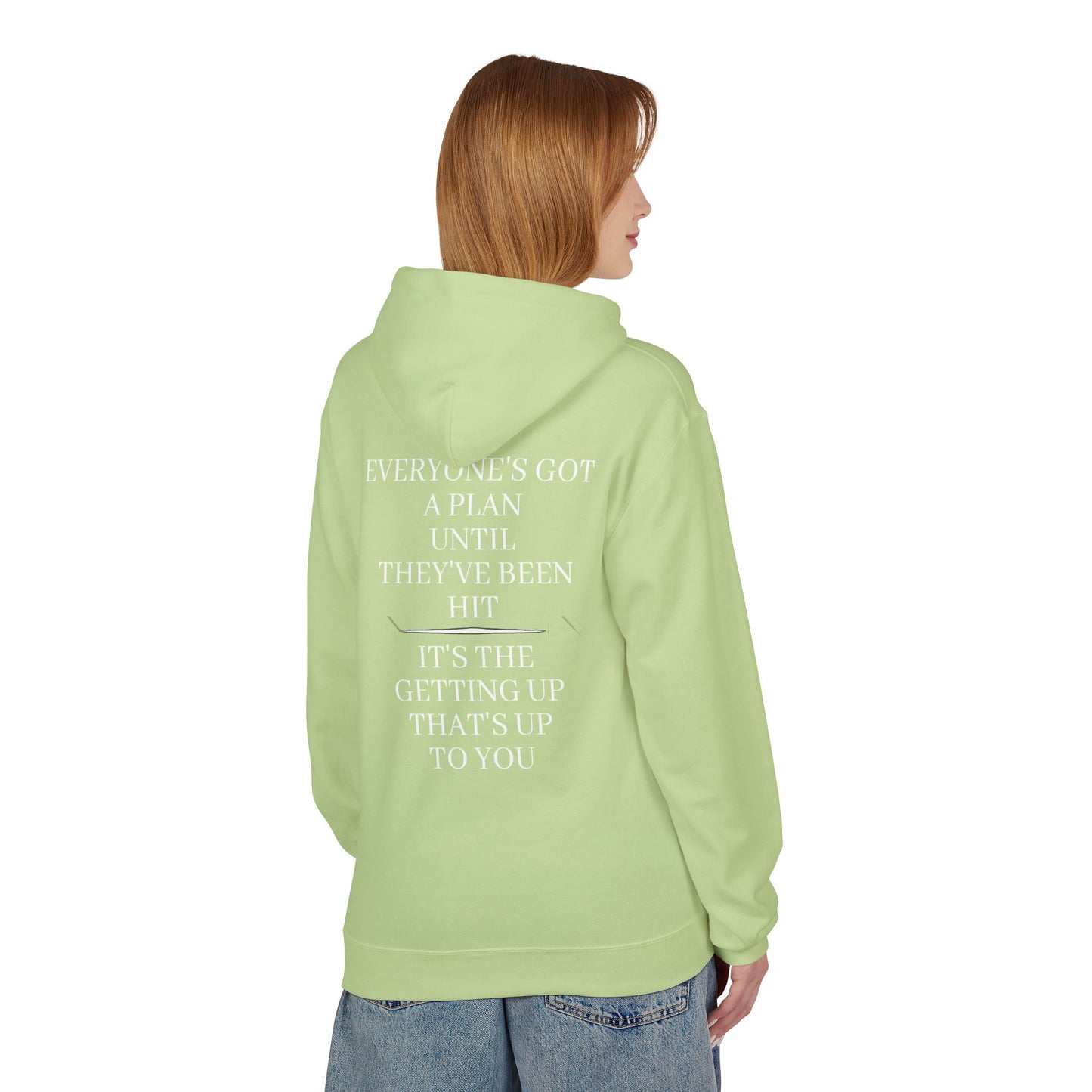 Strength & Honour Hoodie — "Everyone's Got a Plan Until They've Been Hit" Inspirational Hoodie