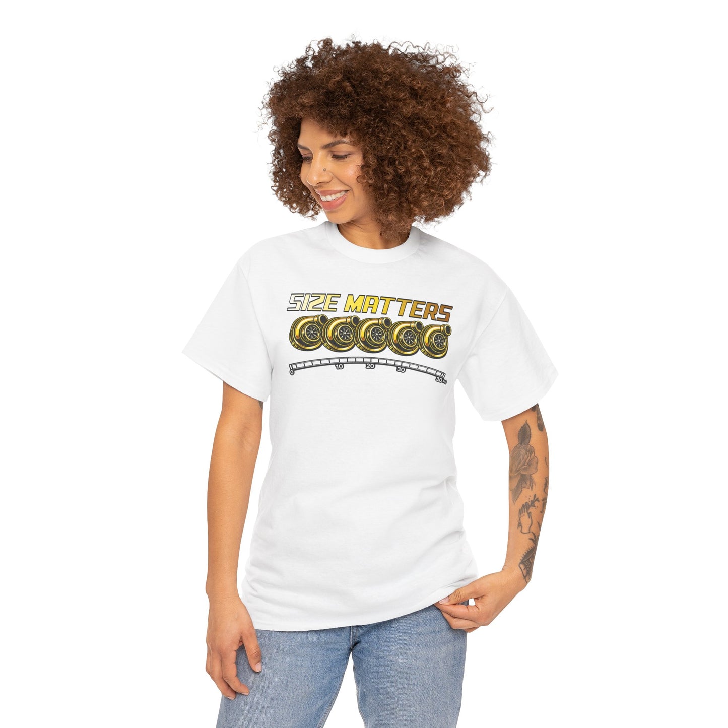 Size Matters (Gold) - T-Shirt