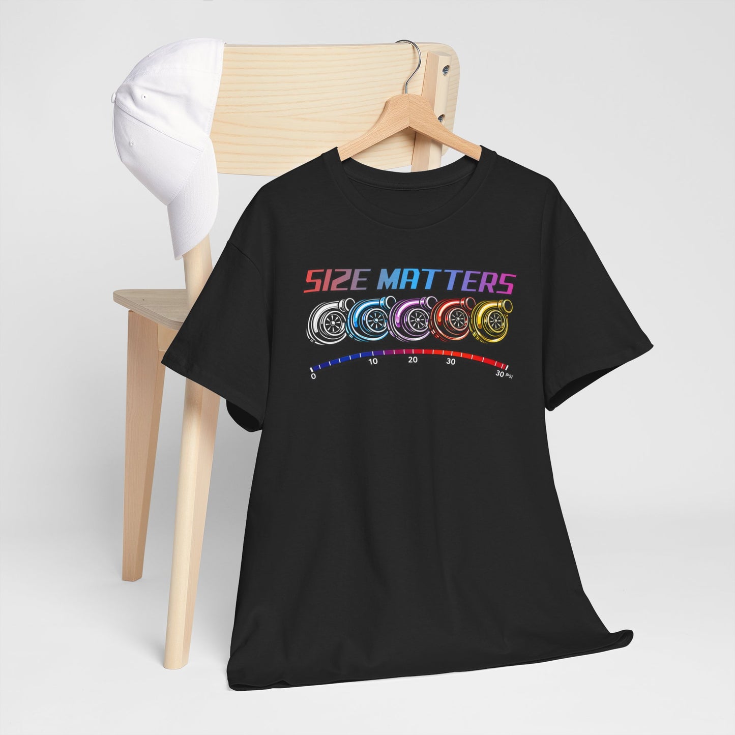 Size Matters (Multi Coloured) - T-Shirt