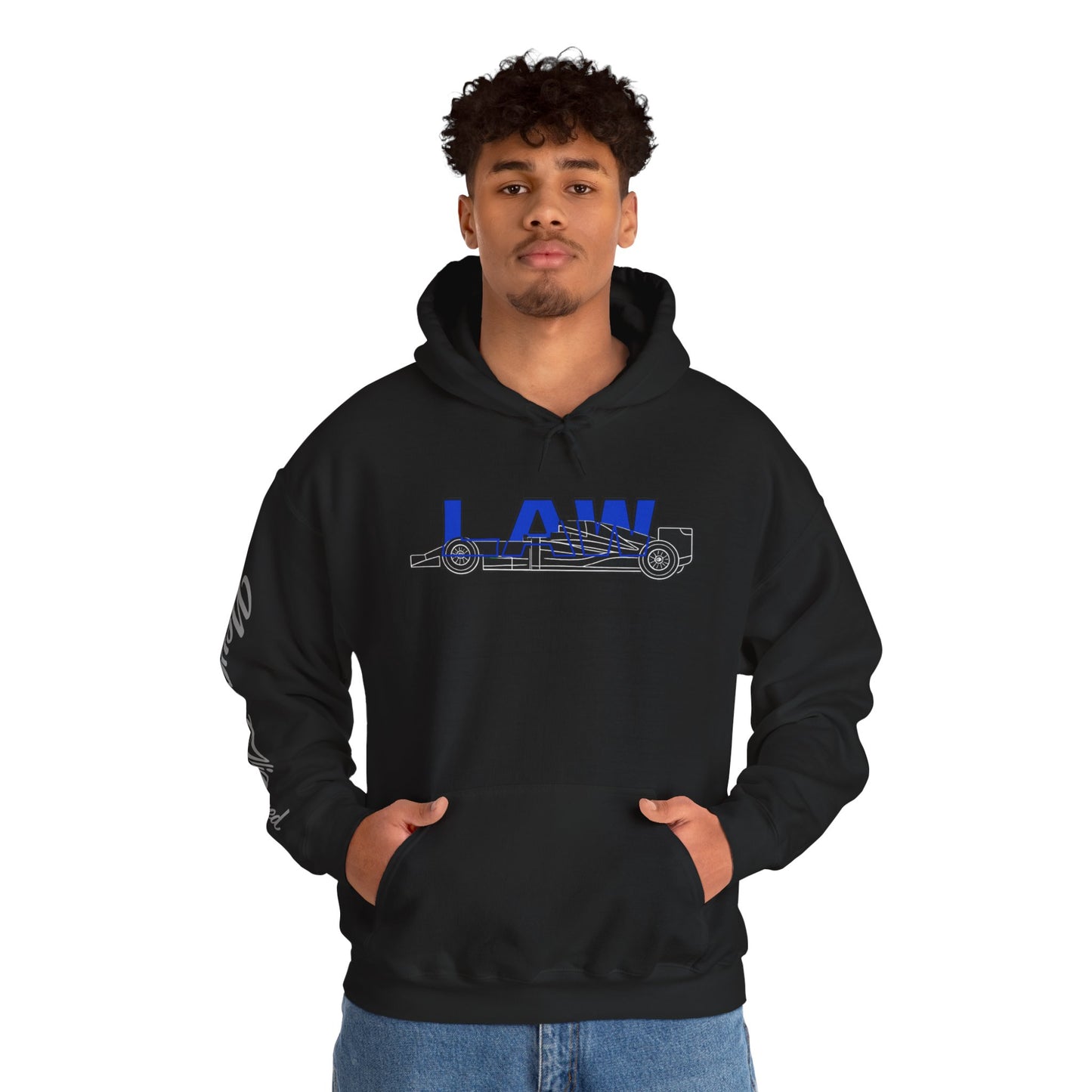 Racing Initials - (LAW) Hoodie