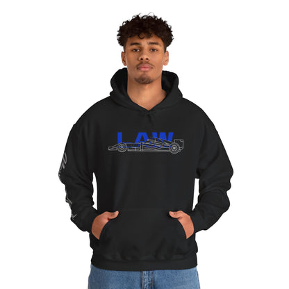 Racing Initials - (LAW) Hoodie