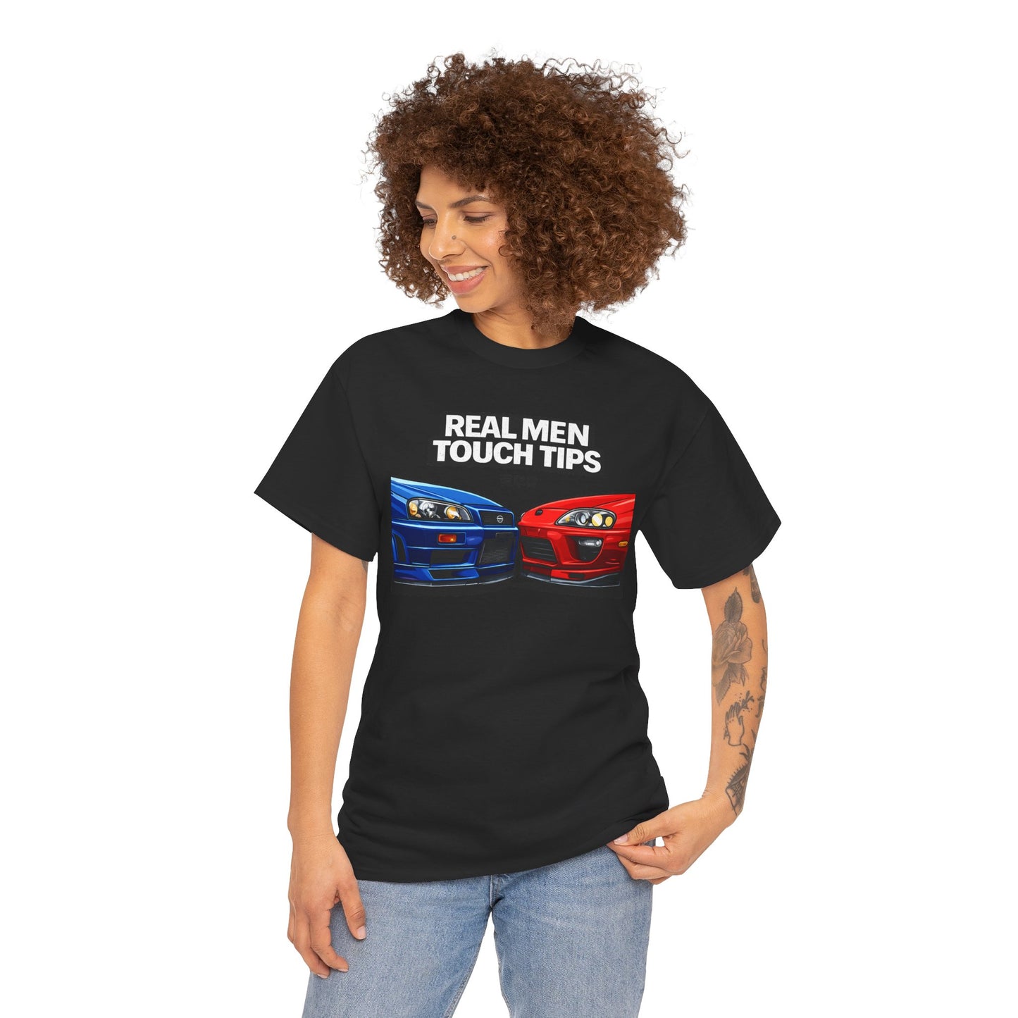 "Real Men Touch Tips" - T-Shirt
