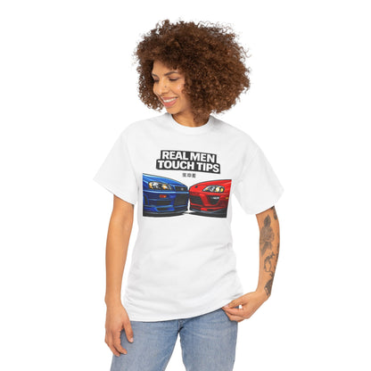 "Real Men Touch Tips" - T-Shirt