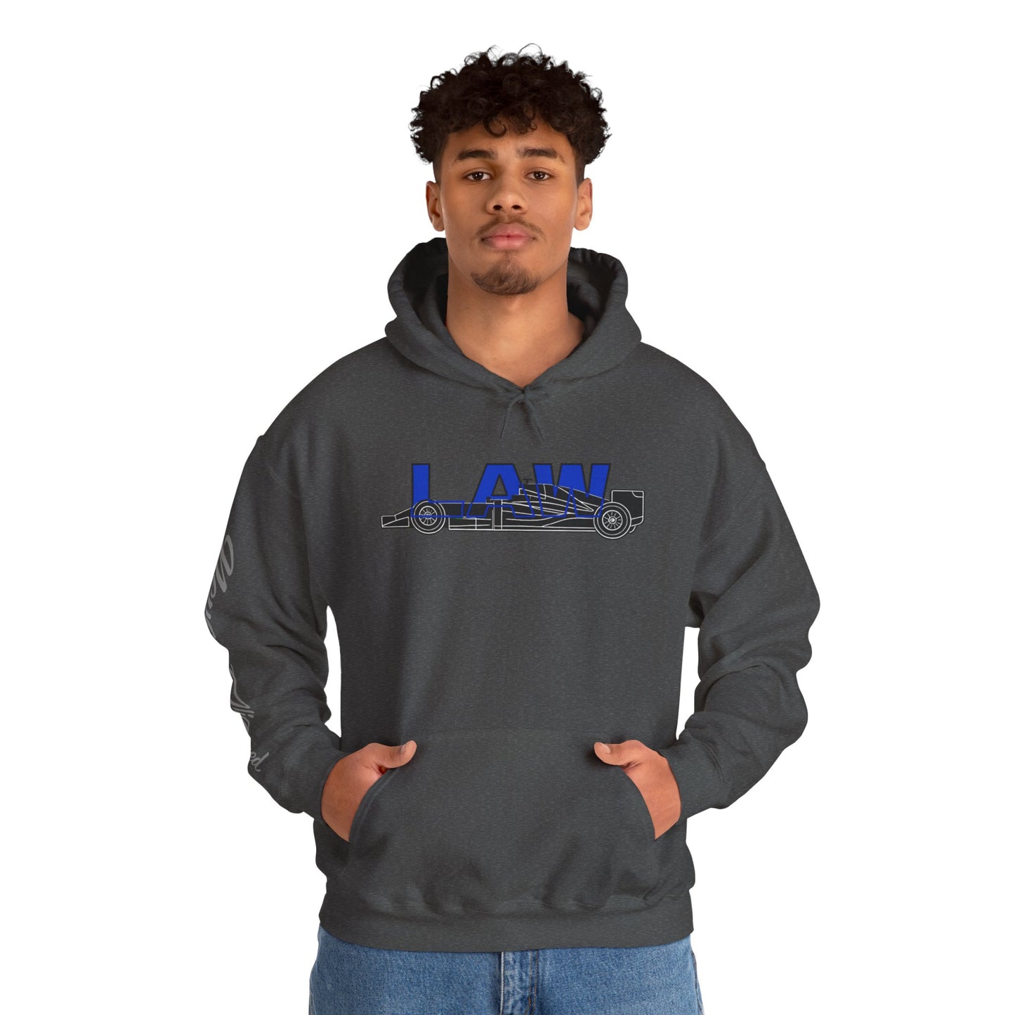 Racing Initials - (LAW) Hoodie