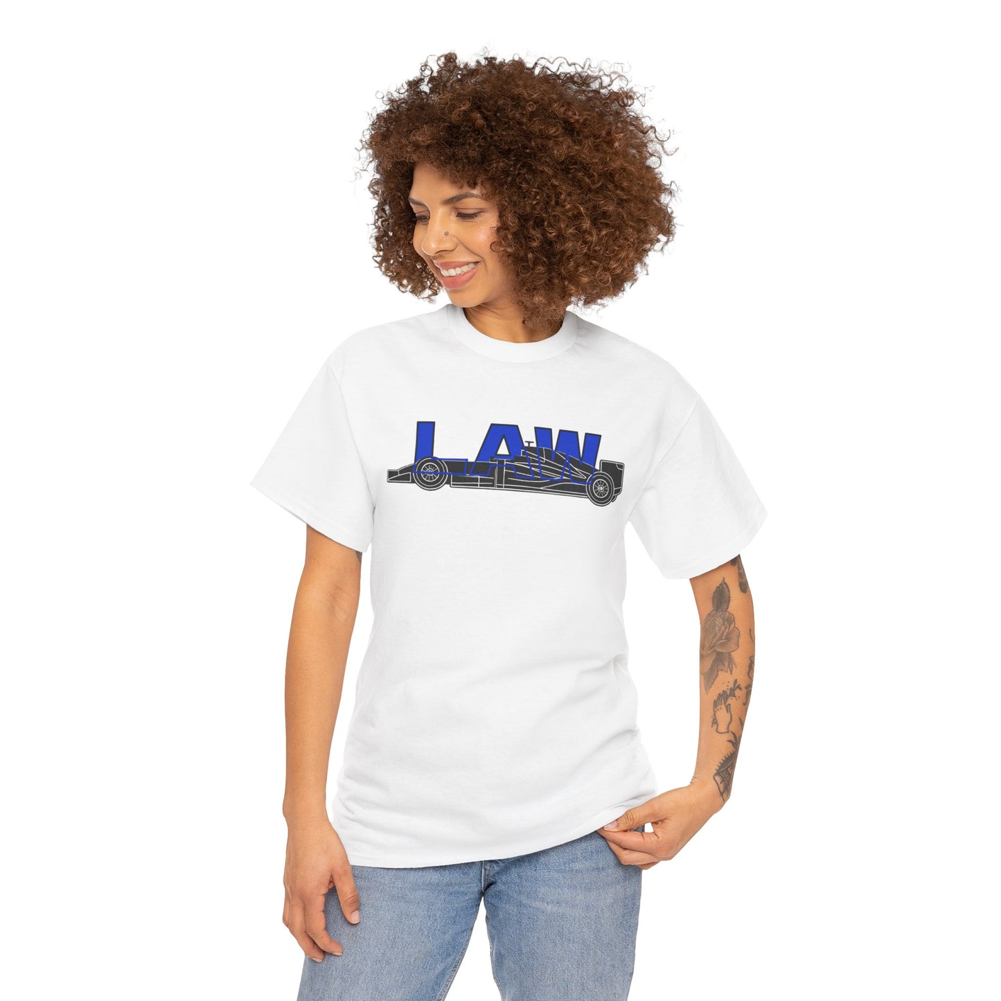 Racing Initials - T-Shirt (LAW)