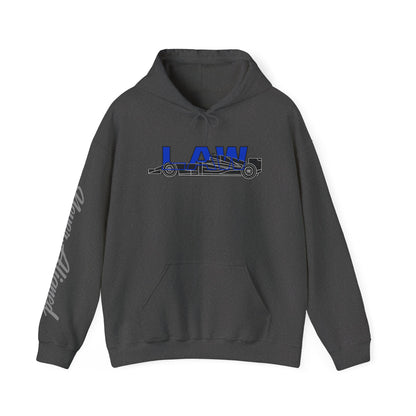 Racing Initials - (LAW) Hoodie