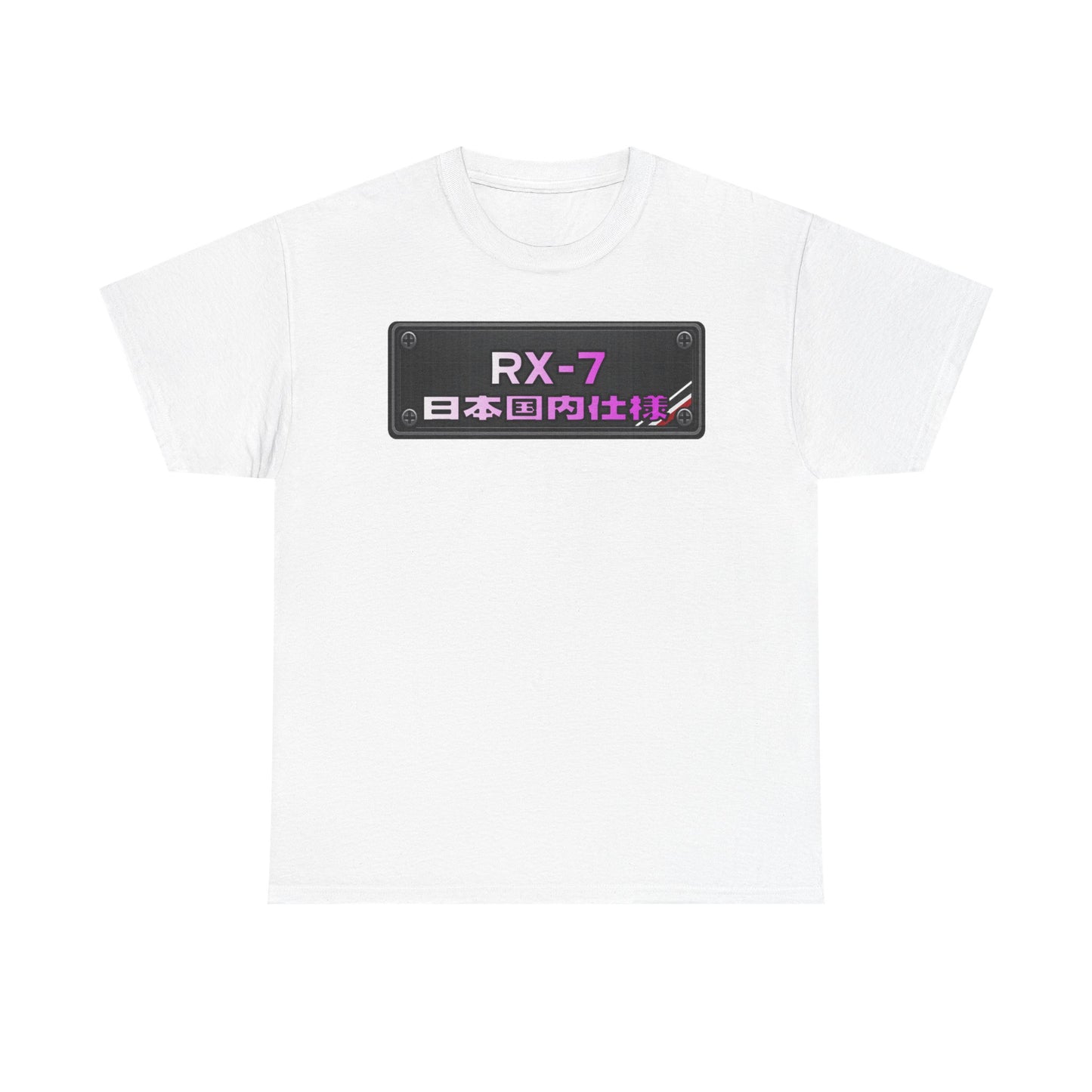 Blue Prints / Number Plates - T-Shirt (RX-7)