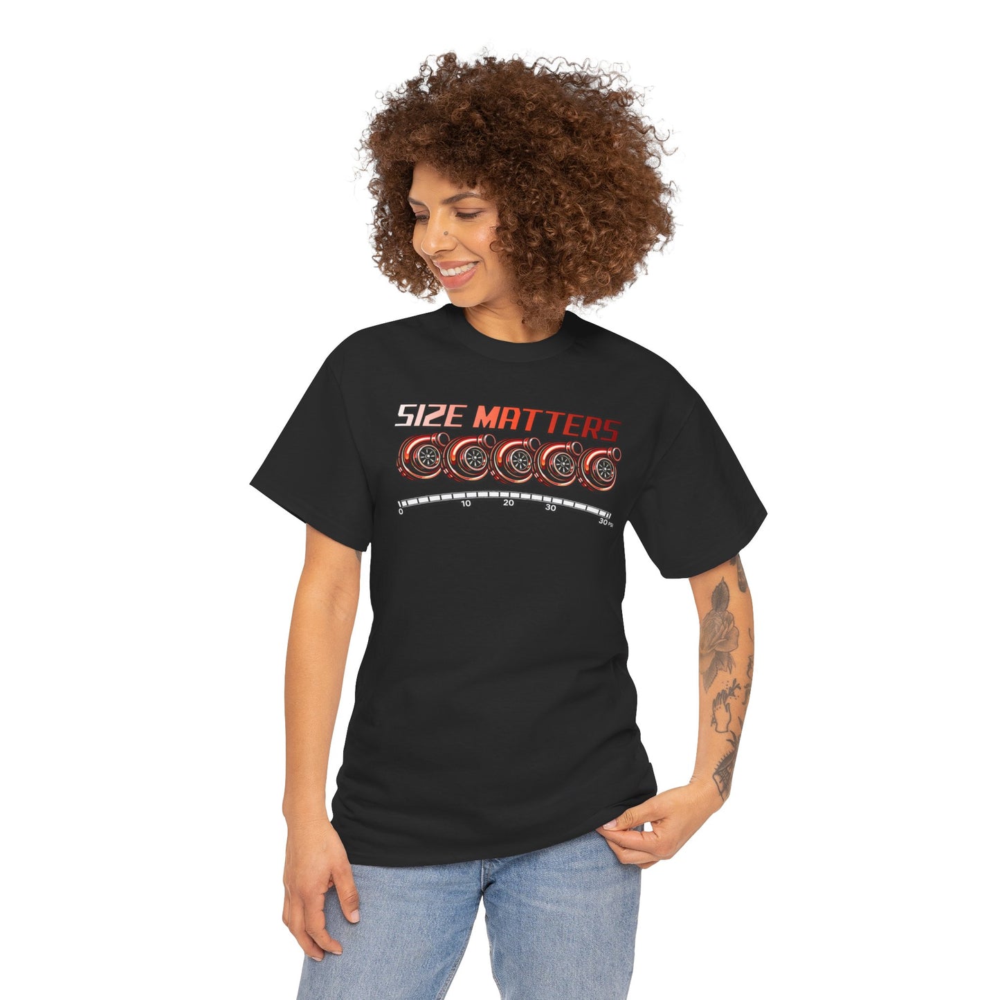 Size Matters (Red) - T-Shirt
