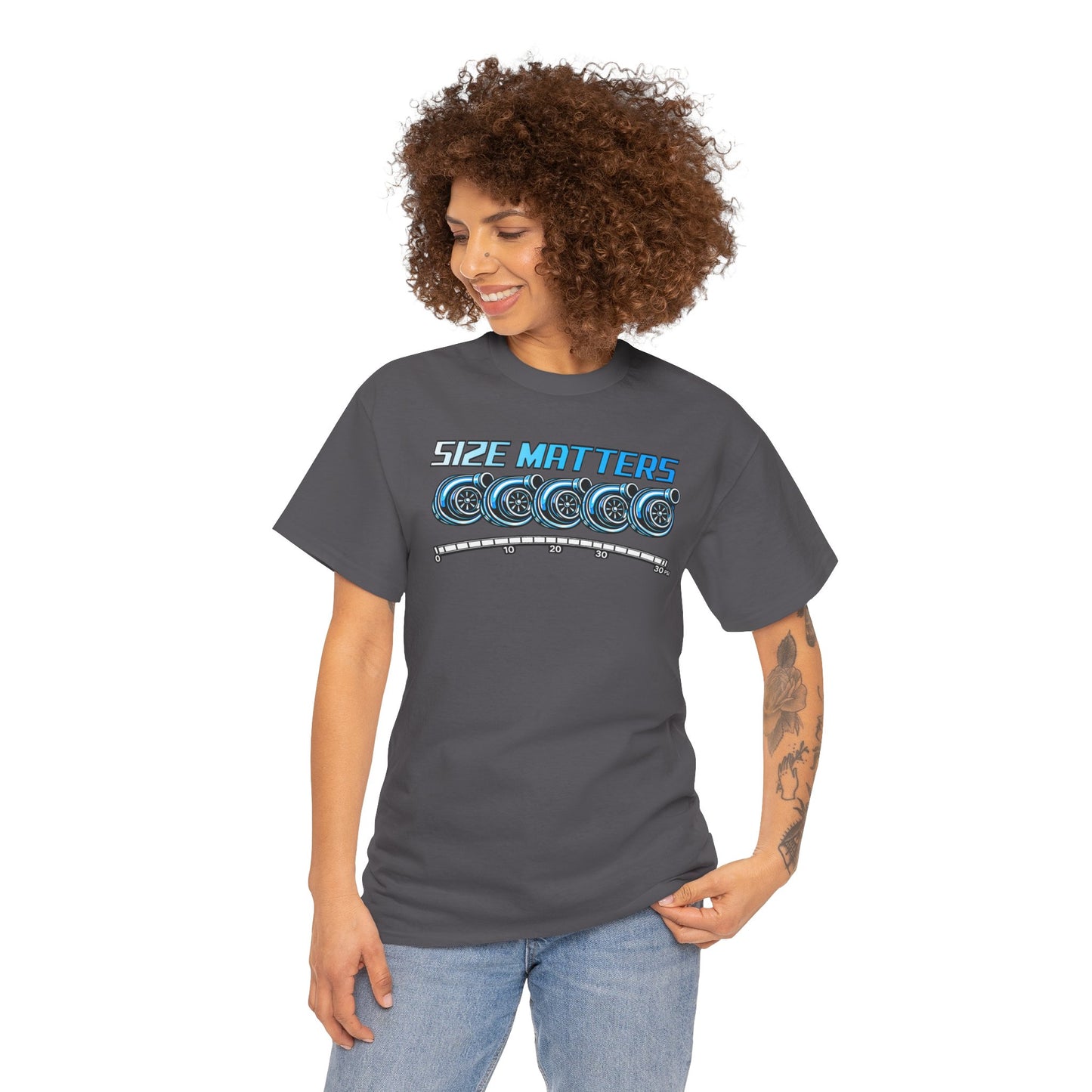 Size Matters (Blue) - T-Shirt