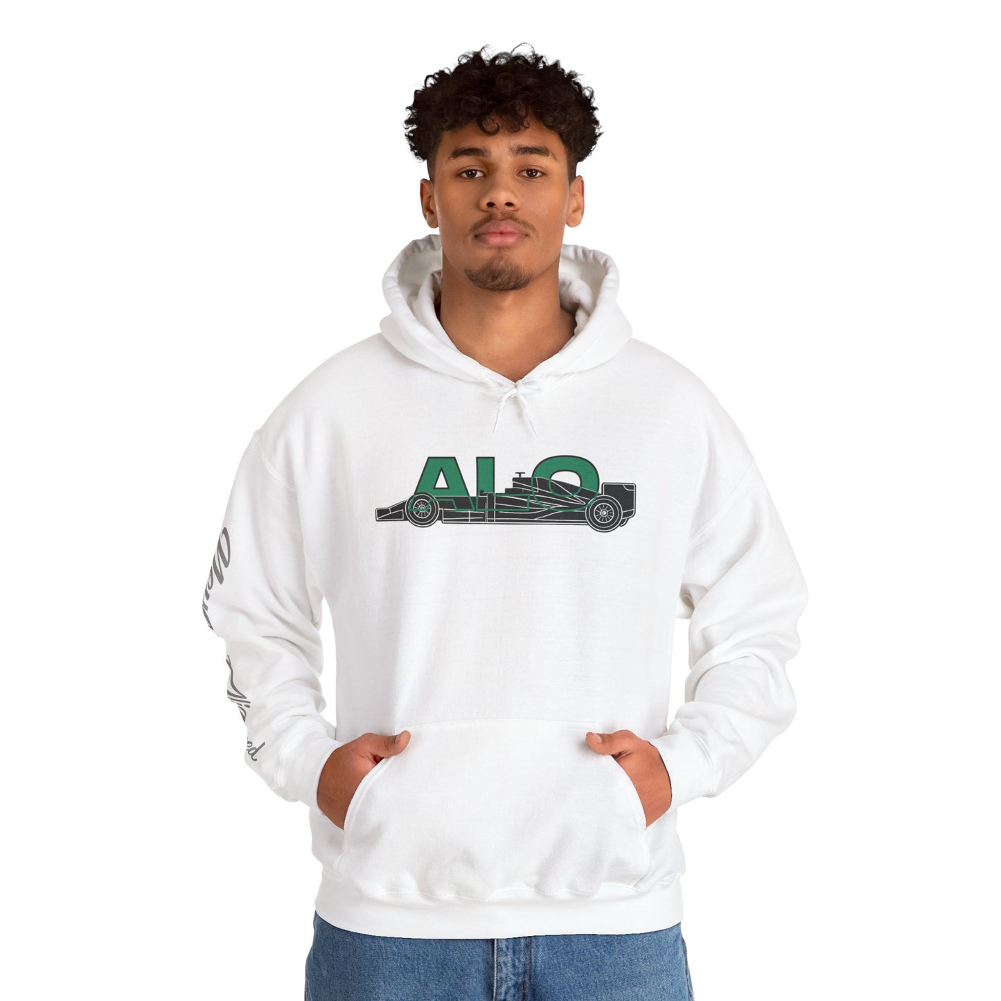 Racing Initials - (ALO) Hoodie
