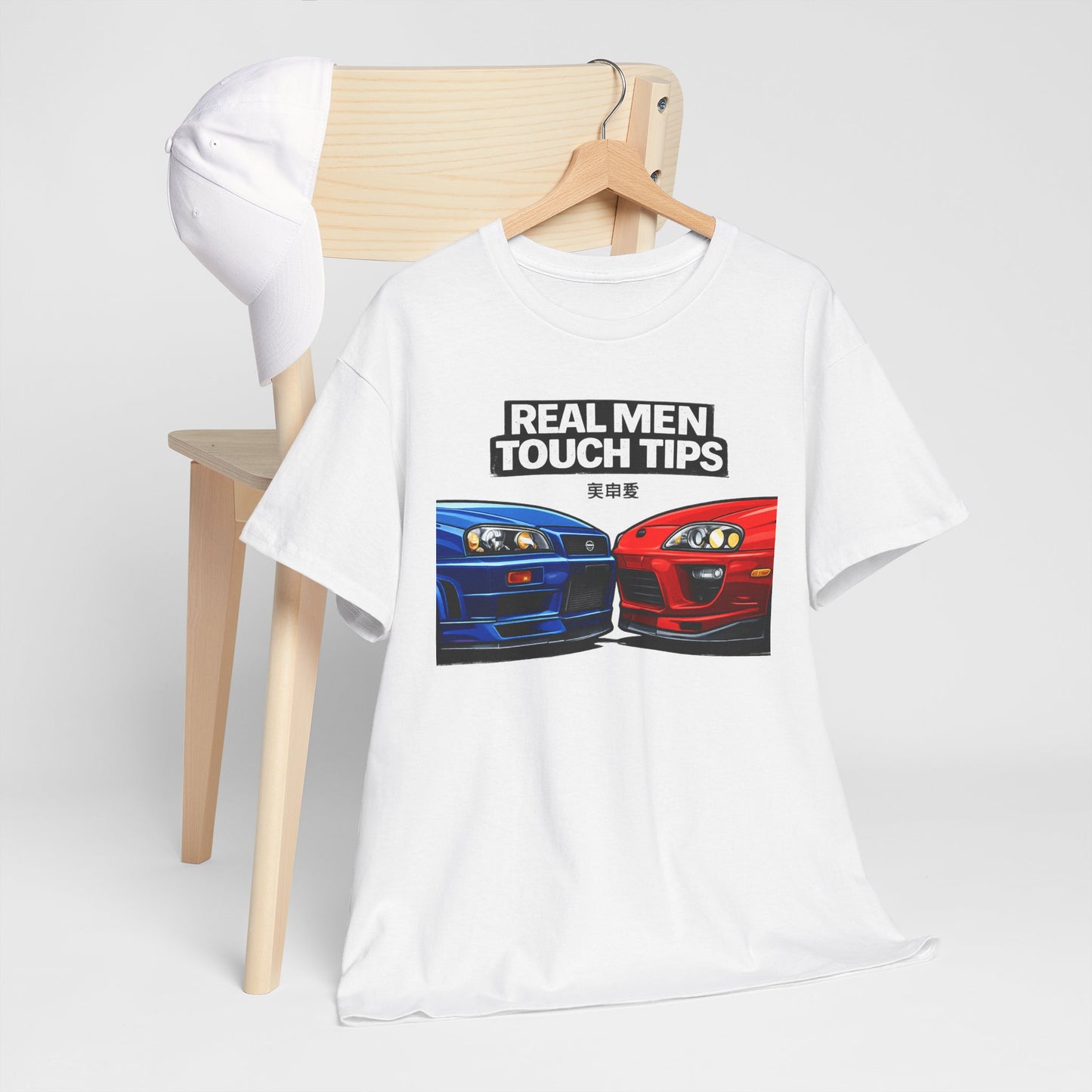 "Real Men Touch Tips" - T-Shirt