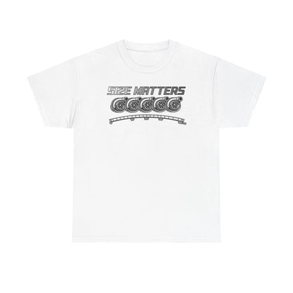 Size Matters (White) - T-Shirt
