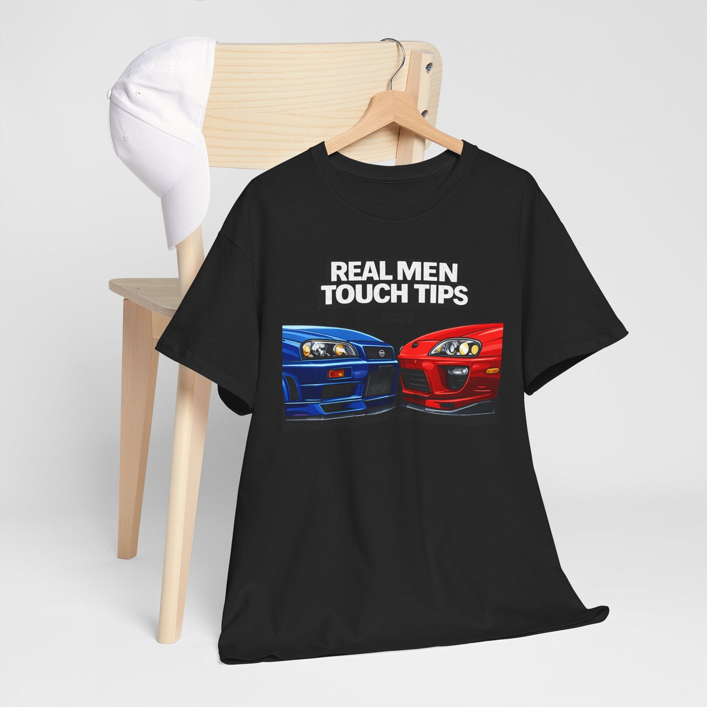 "Real Men Touch Tips" - T-Shirt