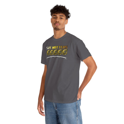 Size Matters (Gold) - T-Shirt