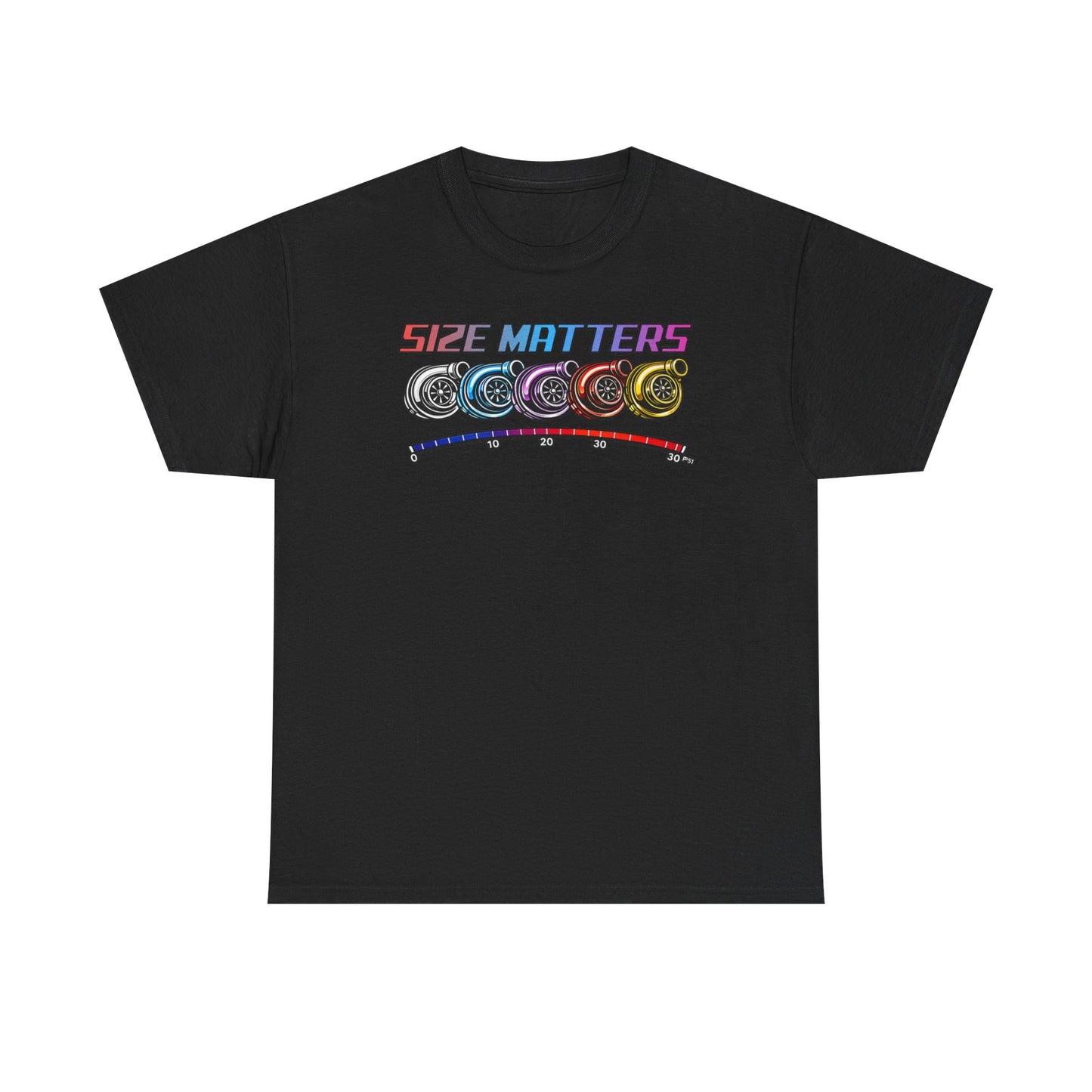 Size Matters (Multi Coloured) - T-Shirt