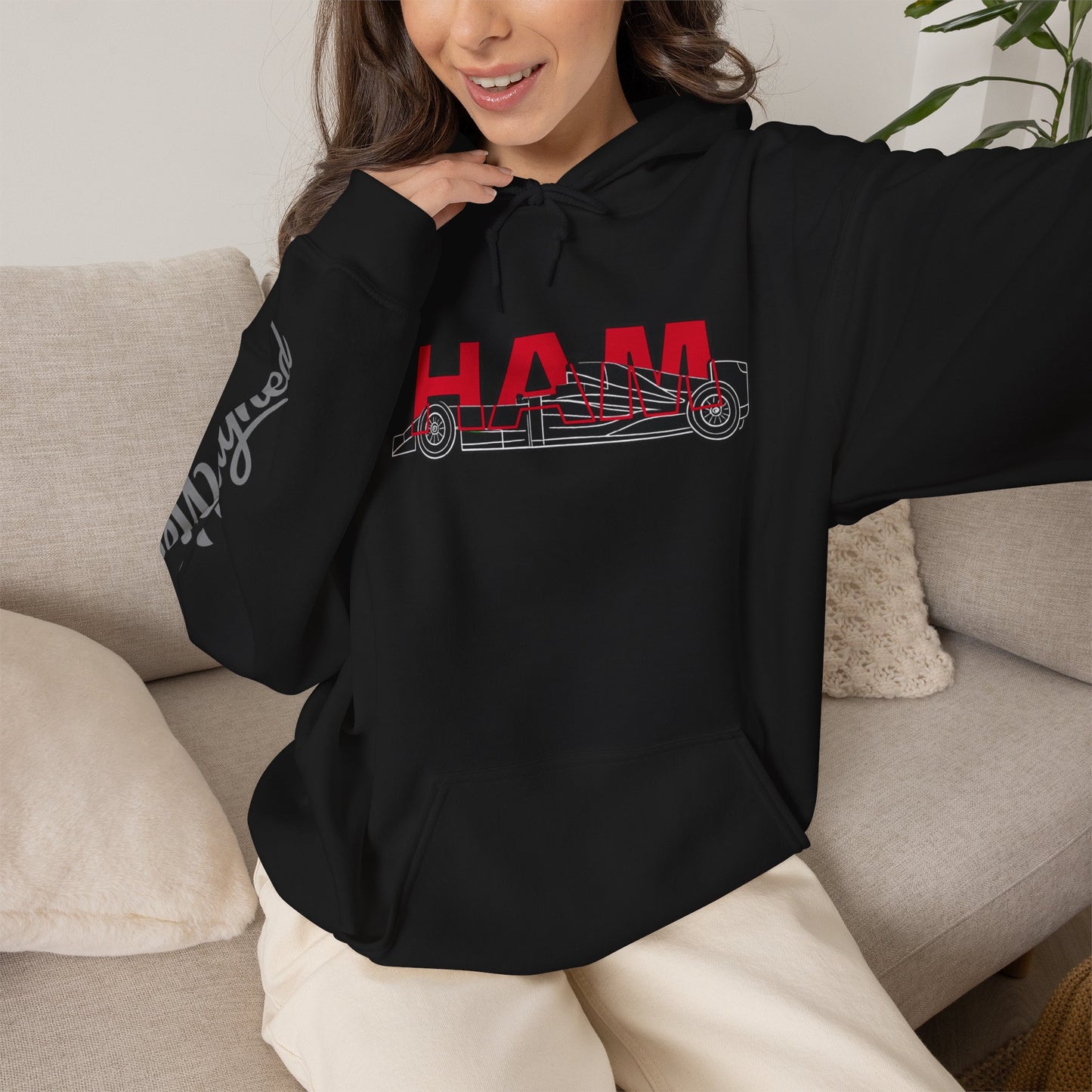 Racing Initials - (HAM) Hoodie