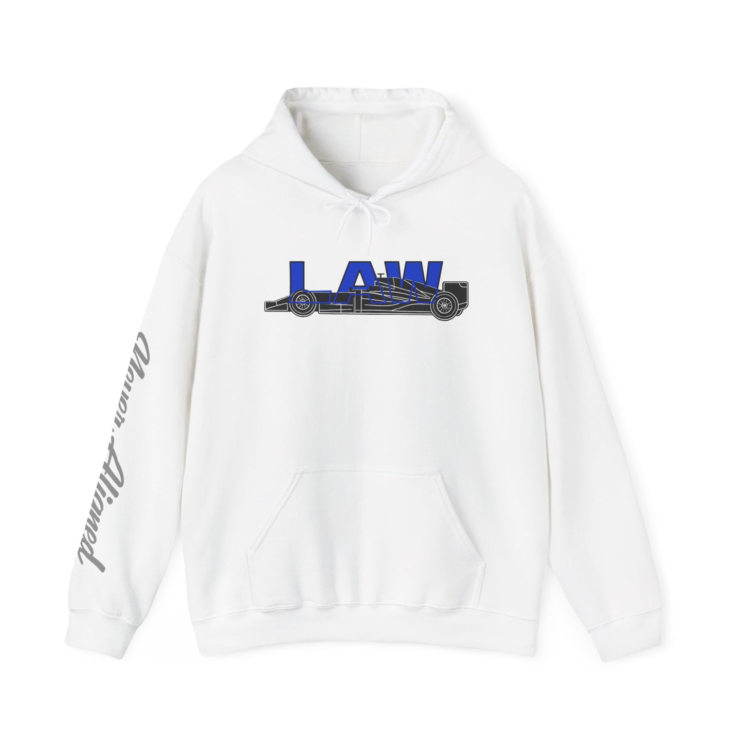 Racing Initials - (LAW) Hoodie