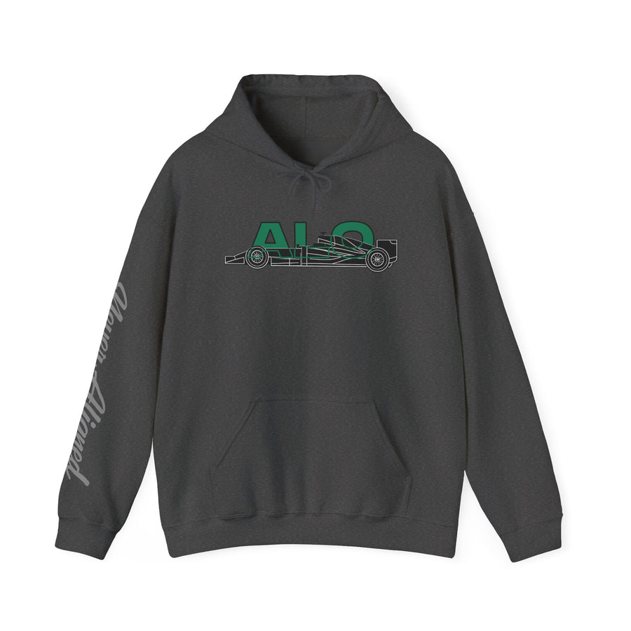 Racing Initials - (ALO) Hoodie